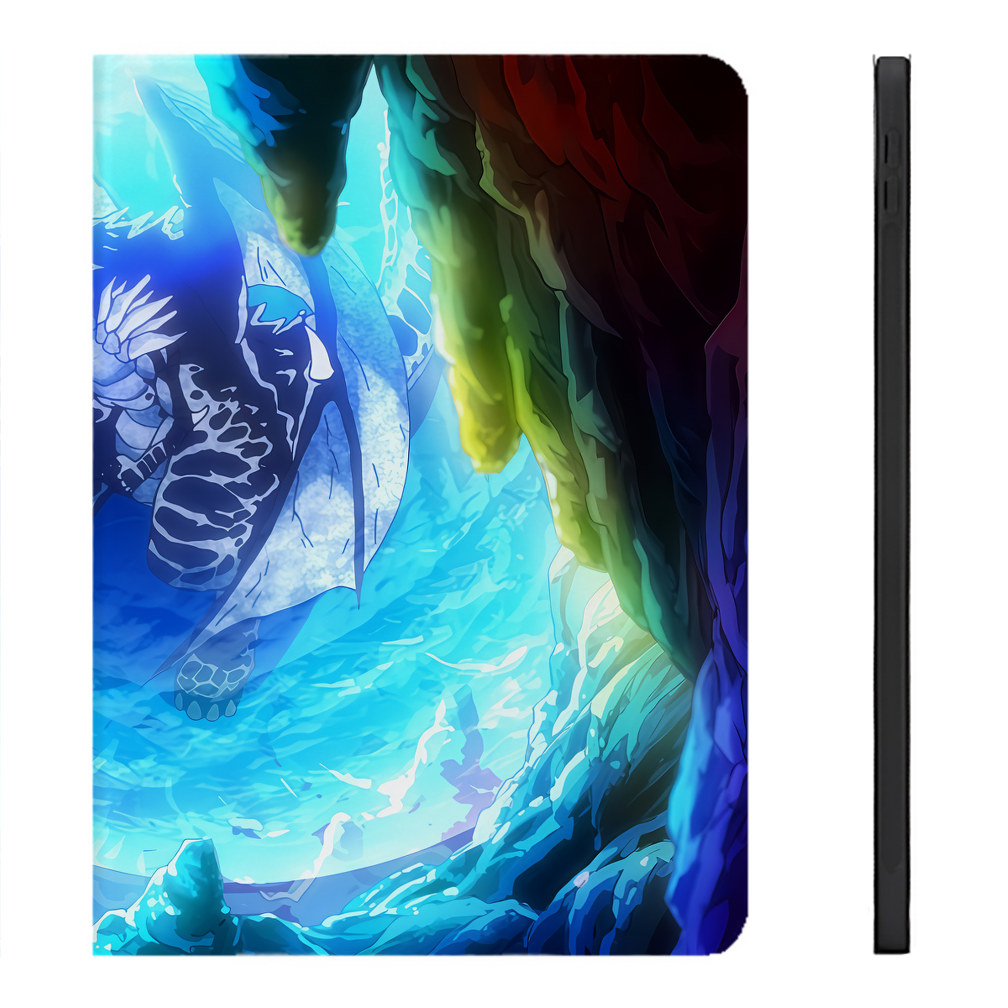 （画像用） 転スラ Regarding Reincarnated to Slime IPadケース ペンホルダー付き ブックスタイルデザイン